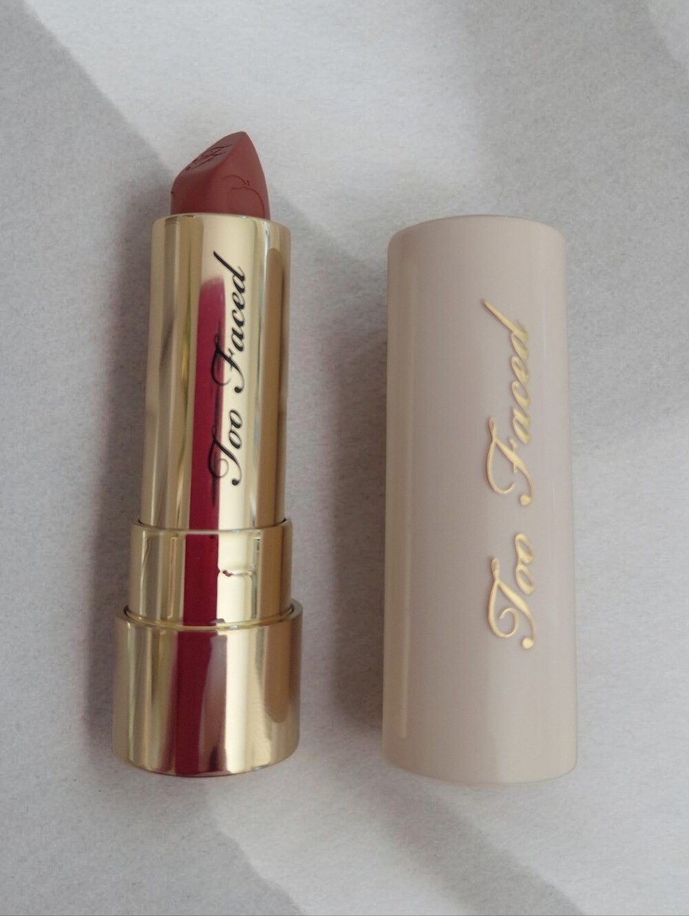Too Faced Peach Kiss Lipstick--Undercover Lover
